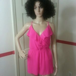 American Eagle Ladies Pink Romper Size Small/ P